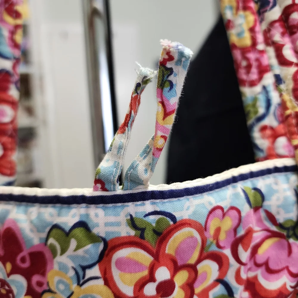 Vera Bradley Quilted Floral Weekend Tote Bag